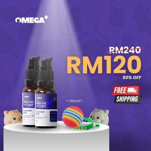 2 Botol Fish Oil Extract Omega Plus